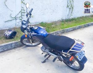Polícia Militar detém homem em motocicleta adulterada na zona oeste
