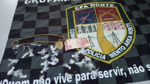 Polícia Militar detém infrator por tráfico de drogas na zona norte