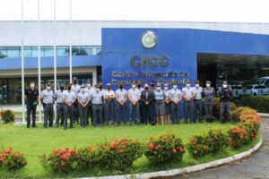 Alunos do Curso de Aperfeiçoamento de Oficiais da PMESP visitam Centro Integrado de Comando e Controle (CICC), em Manaus