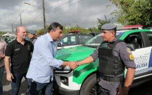 Governador Wilson Lima entrega 48 viaturas para as Polícias Civil e Militar