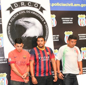 Marcelo, Rubens e Joel respectivamente