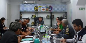 Órgãos de Segurança Pública do Amazonas definiram em reunião nesta sexta-feira (6) as novas medidas de reforço à segurança em Manaus e nas unidades prisionais.
