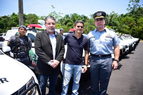 Governador David Almeida entrega veículos para a PM, Sepror e Idam - Manaus - Amazonas - 11/09/2017 - Bruno Zanardo/Secom