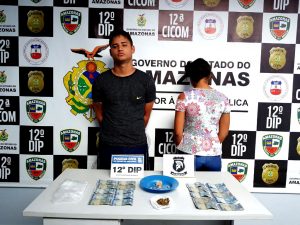 Imagem da notícia - Polícia Civil recaptura foragido do Compaj com drogas e apreende a namorada dele adolescente no bairro Tarumã