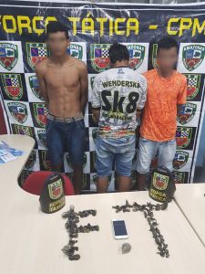Imagem da notícia - Polícia Militar detém trio comercializando entorpecentes na Zona Leste de Manaus