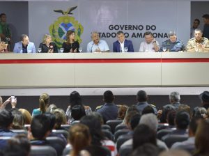 Imagem da notícia - Amazonino lança programa de combate à violência contra criança, adolescente, mulh