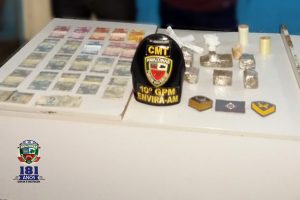 Imagem da notícia - Polícia Militar detém dupla por tráfico de drogas e corrupção de menores no município de Envira