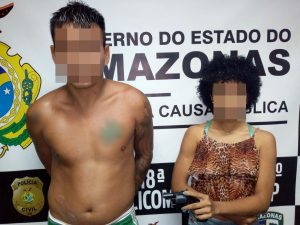 Imagem da notícia - Polícia Militar, através da 18ª Cicom, detém casal em motocicleta com restrição  de roubo na zona norte de Manaus