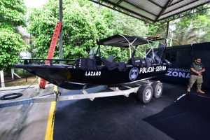 Imagem da notícia - SSP-AM inaugura primeira Base de Operações Fluviais da Inteligência