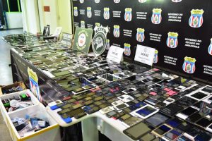 Imagem da notícia - Mais de 400 aparelhos eletrônicos são apreendidos durante Operação ‘Fora de Área 2’