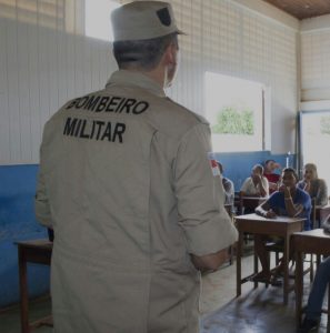 Imagem da notícia - Corpo de Bombeiros inicia curso de brigadista de incêndio em Apuí no Mutirão de Licenciamento