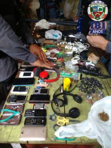 Imagem da notícia - Polícia Militar apreende materiais proibidos após revista em presídio de Tefé