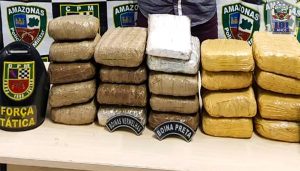 Imagem da notícia - Polícia Militar detém foragido do Pará com 22 kg de entorpecentes