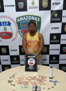 Imagem da notícia - Após denúncia anônima, Seaop prende homem acusado de tráfico de drogas