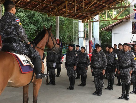 Cavalaria da PM inaugura pista Centauro de Maneabilidade a Cavalo - SSP