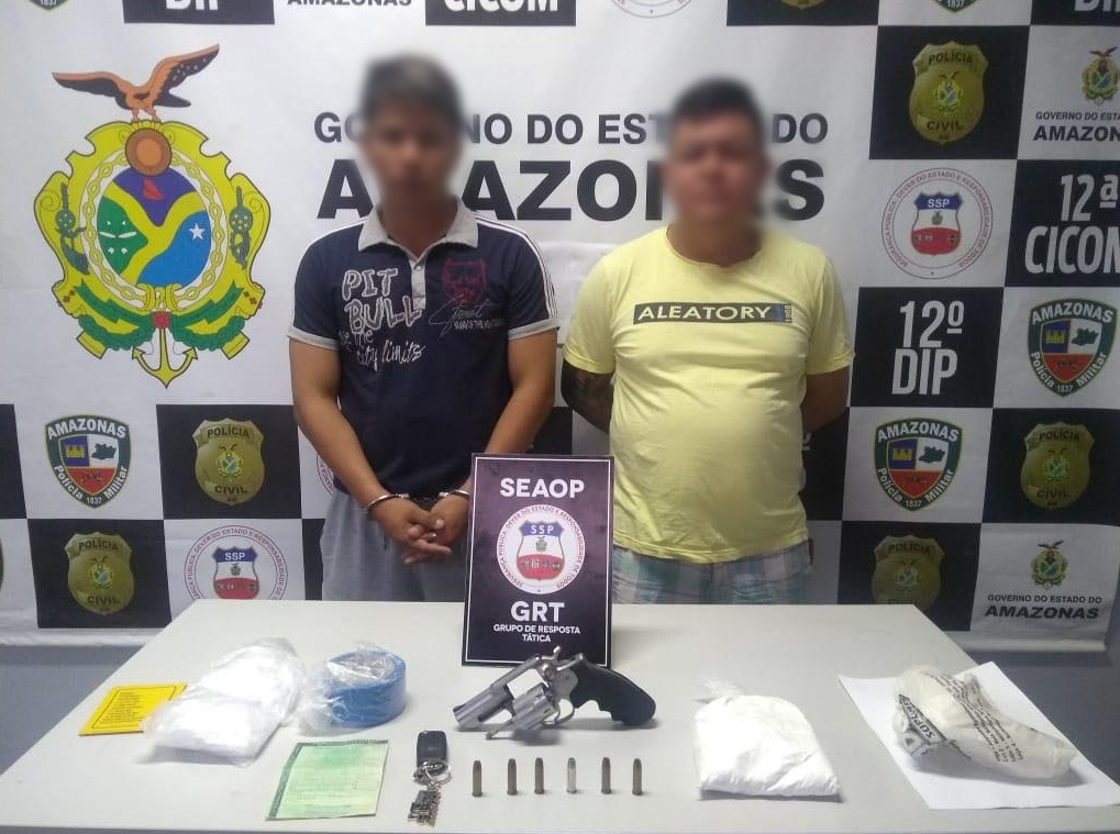 Traficantes são presos pela Seaop na zona norte de Manaus SSP