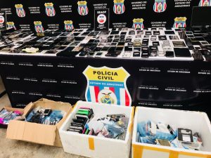 Imagem da notícia - CIDADES Polícia Civil irá realizar a devolução aos donos de aparelhos celulares recuperados durante operação no Centro