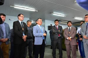 Imagem da notícia - Vice-governador, Bosco Saraiva, inaugura central de flagrante do 24º DIP