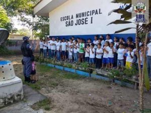 Imagem da notícia - Polícia Militar promove ciclo de palestras em escola na zona rural da capital amazonense 