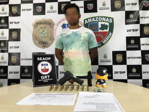 Imagem da notícia - Seaop prende suspeito de tráfico de drogas no bairro Tancredo Neves