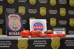 Imagem da notícia - SEAI e Denarc prendem em flagrante homem com dez quilos de pasta base de cocaína