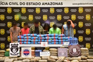 Imagem da notícia - Trezentos quilos de droga, avaliados em R$ 2 milhões, são apreendidos pelas forças de segurança do Amazonas