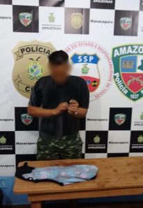 Imagem da notícia - Polícia Civil prende jovem envolvido em roubo ocorrido em fevereiro deste ano, no município de Manacapuru