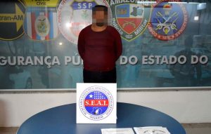 Imagem da notícia - Seai prende em Manaus homicida foragido do Amapá líder de facção criminosa