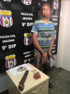 Imagem da notícia - Polícia Civil prende jovem com arma de fogo caseira e 75 munições