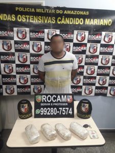 Imagem da notícia - Polícia Militar detém infrator por tráfico de drogas na zona norte de Manaus