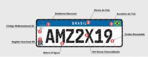 Imagem da notícia - Placa com padrão Mercosul começa ser usada em dezembro