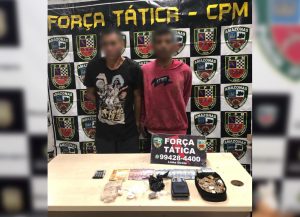 Imagem da notícia - Polícia Militar detém infratores envolvidos com o tráfico de drogas