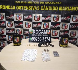 Imagem da notícia - Sete homens foram presos e um menor foi apreendido pela PM em Manaus