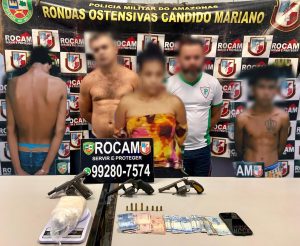 Imagem da notícia - PM prende 12 homens, uma mulher e apreende um adolescente em Manaus
