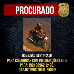 Imagem da notícia - Polícia Civil pede apoio da população para localizar autor de homicídio de treinador