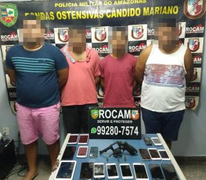 Dez pessoas são presas pela Polícia Militar
