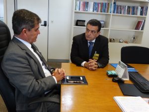 Imagem da notícia - Coronel Bonates pede ampliação de parcerias com governo federal para segurança pública