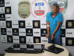 Imagem da notícia - Polícia Civil recupera televisão e notebook furtados e prende rapaz