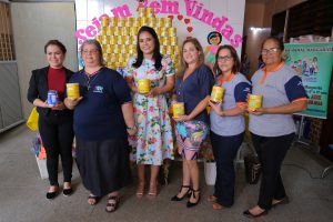 Imagem da notícia - Detran-AM e FPS entregam 200 latas de leite para a Casa Mamãe Margarida
