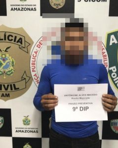 Imagem da notícia - PC prende rapaz procurado por roubo cometido em 2014 em Manaus