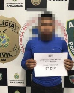 Imagem da notícia - PC prende rapaz procurado por roubo cometido em 2014 em Manaus