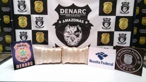 Imagem da notícia - PC e Receita Federal apreendem 20 kg de maconha em Manaus
