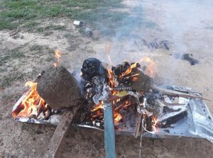 Imagem da notícia - PC e PM incineram cerca de 8,5 quilos de drogas apreendidos em Pauini