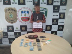 Imagem da notícia - Polícia Civil prende homem com drogas no bairro Redenção, zona centro-oeste de Manaus
