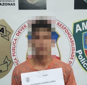 Imagem da notícia - Polícia Civil prende jovem por roubo ocorrido no Centro de Manaus