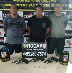 Imagem da notícia - PM prende 16 pessoas e apreende quatro adolescentes em Manaus e no interior