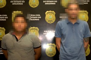 Imagem da notícia - PC prende dupla procurada por roubo a estabelecimento comercial no bairro Parque 10