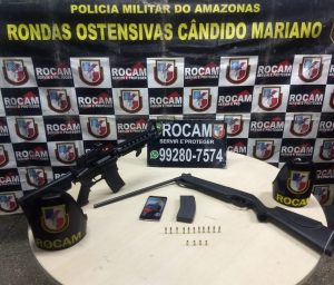 Imagem da notícia - Policiais Militares da Rocam detêm foragido da justiça na zona Leste da capital
