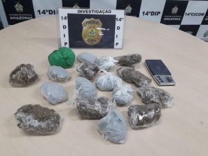 Imagem da notícia - PC prende jovem e apreende adolescente com maconha do tipo skunk