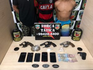 Imagem da notícia - Polícia prende 23 pessoas e apreende quatro adolescentes em Manaus